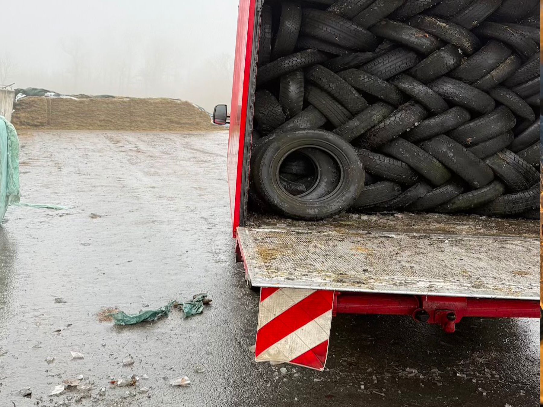 Silo Altreifen LKW