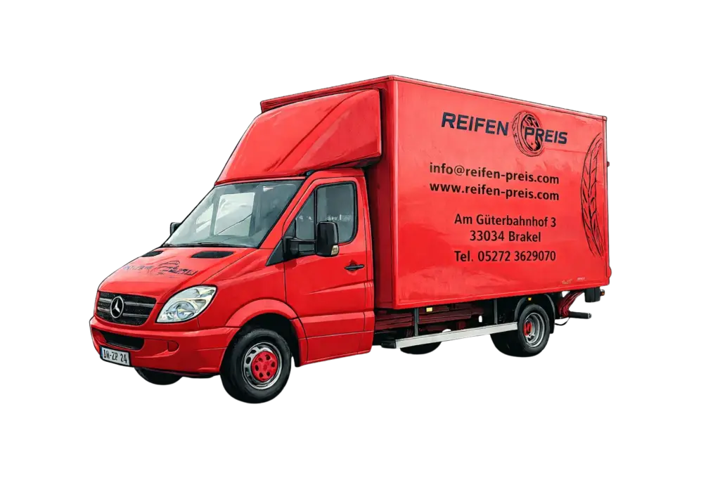 Reifen Preis Transporter für professionelle Altreifenentsorgung, Reifenhandel und zuverlässige Abholung vor Ort